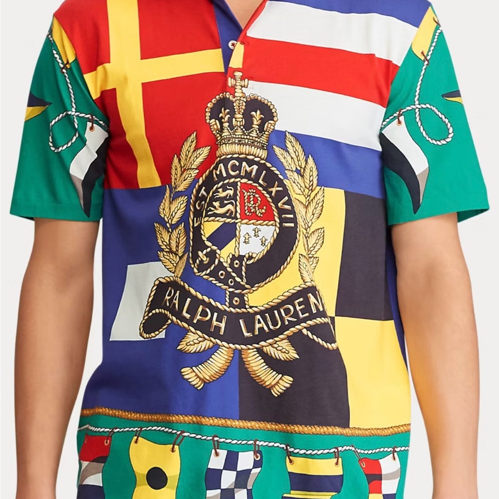 Ralph Lauren Nautical Flag Polo Shirt CP-93 Limited Edition